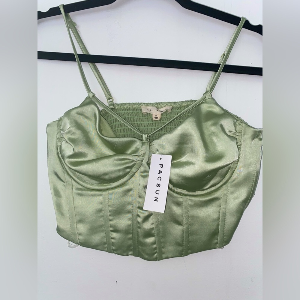 Satin Corset Top
